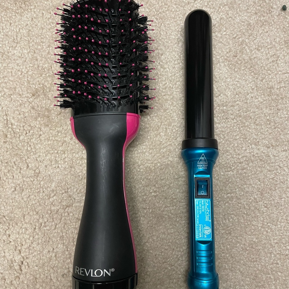 Revlon Hair Dryer Brush with NUME Curling Wand